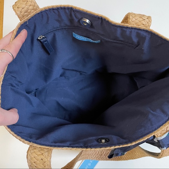 NWT Draper James Everyday Straw Bag - Picture 8 of 11
